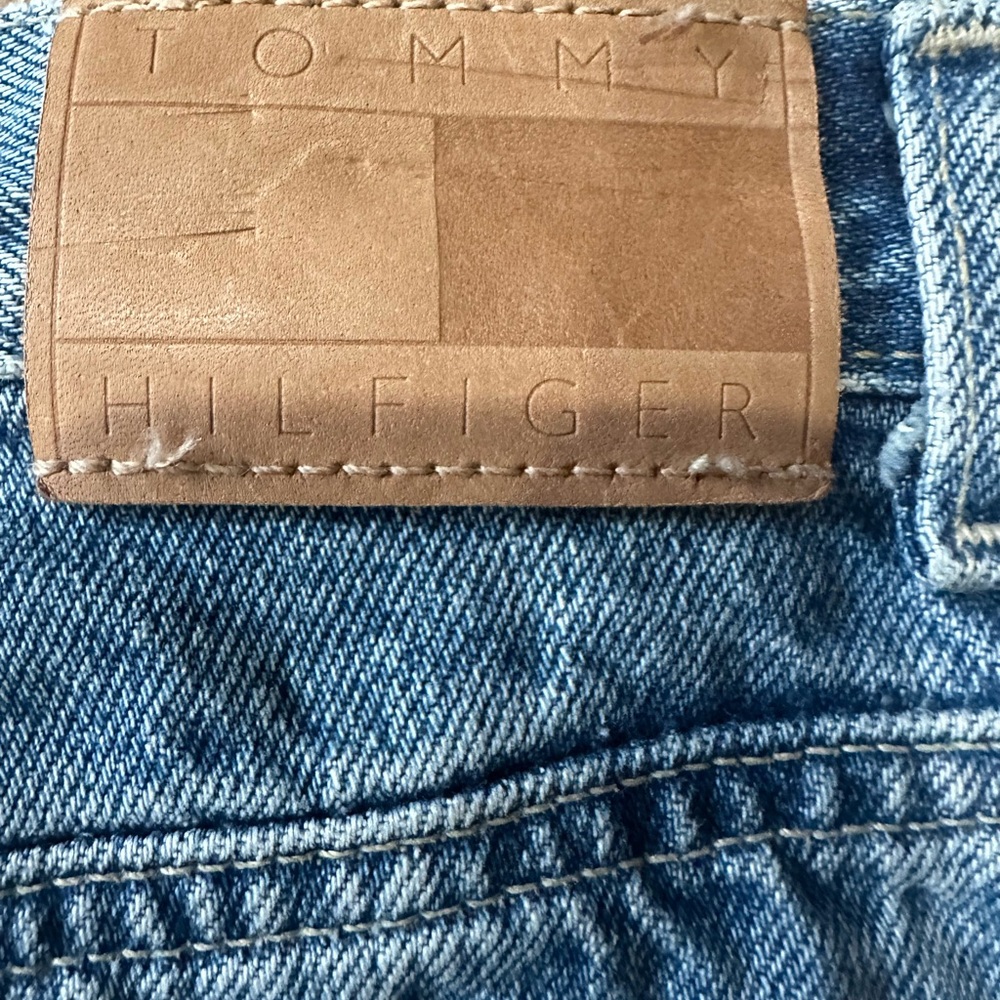 Vintage Y2K Tommy Hilfiger Blue Denim Mini Skirt - Picture 6 of 7